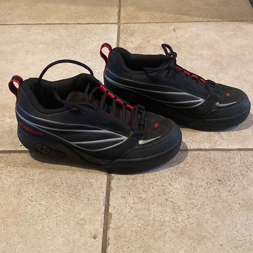 Heelys shoes with wheels.